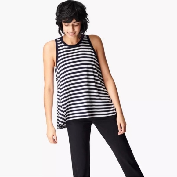 Sweaty Betty Easy Peazy Striped Tank - Picture 2 of 10